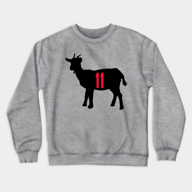 JULIO JONES THE GOAT Crewneck Sweatshirt by bestStickers